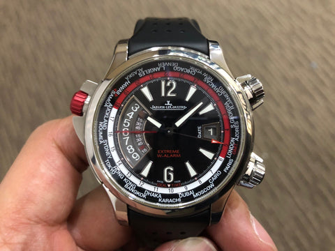 -SOLD- Jaeger LeCoultre Master Compressor Extreme World Alarm Q1778470