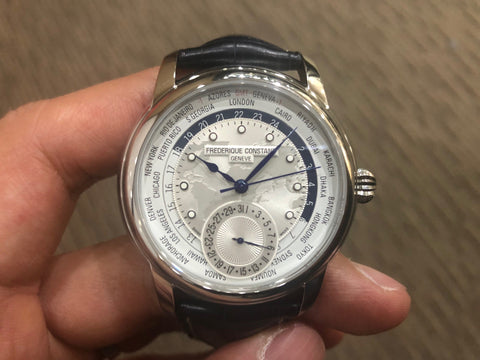 -SOLD- Frederique Constant Manufacture Worldtimer