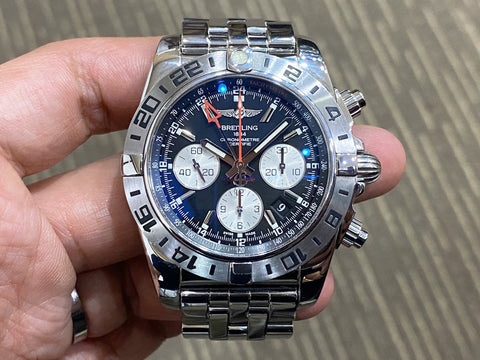 -Pre Owned- Breitling Chronomat GMT 44