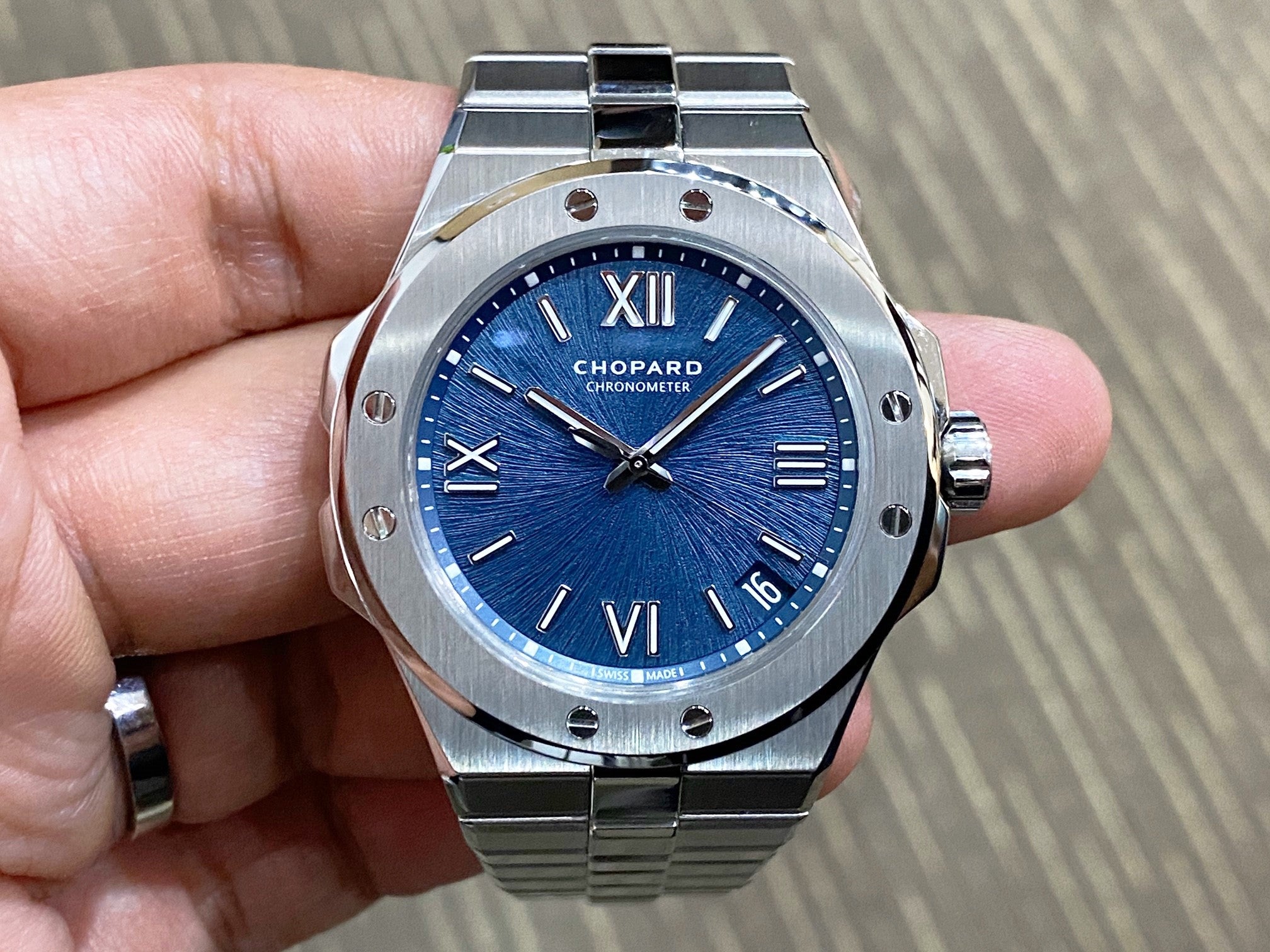 -Brand New- Chopard Alpine Eagle Boutique Blue | The Time Co.