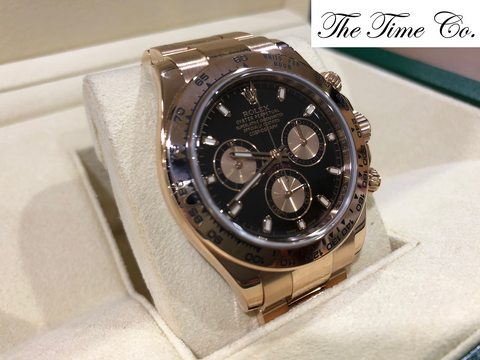 -SOLD- Rolex Daytona 18k Rose Gold 116505